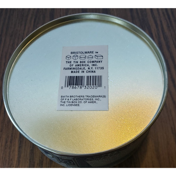 Smith Bro's Cough Drops Vintage Antique Advertising Tin Trinket Stash Box - Picture 7 of 8